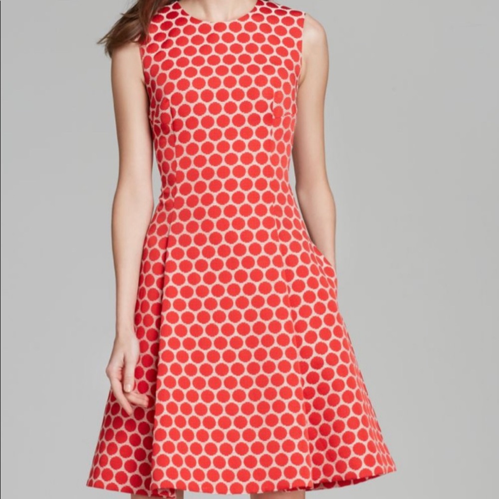 Kate Spade Red Polka Dot Dress